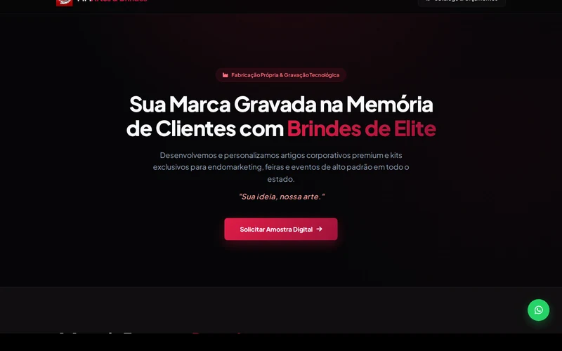 Site MM Artes & Brindes